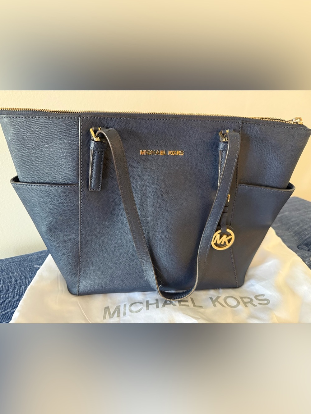 Michael Kors Saffiano Leather Handbag